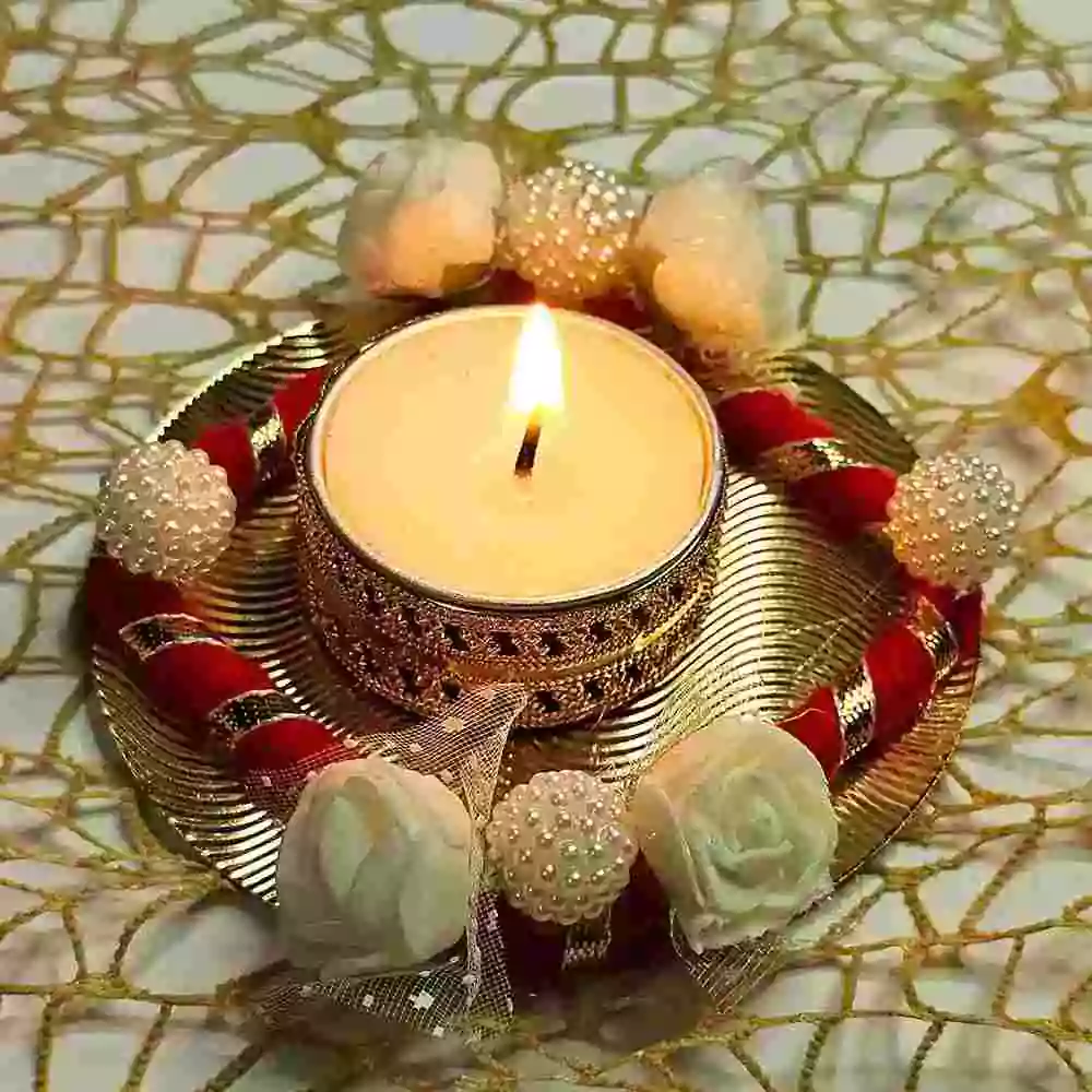 Premium round square t-light candle holder online